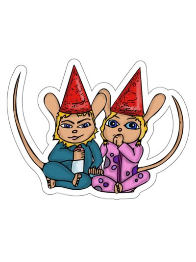 Hiam and Hush Die-Cut Stickers